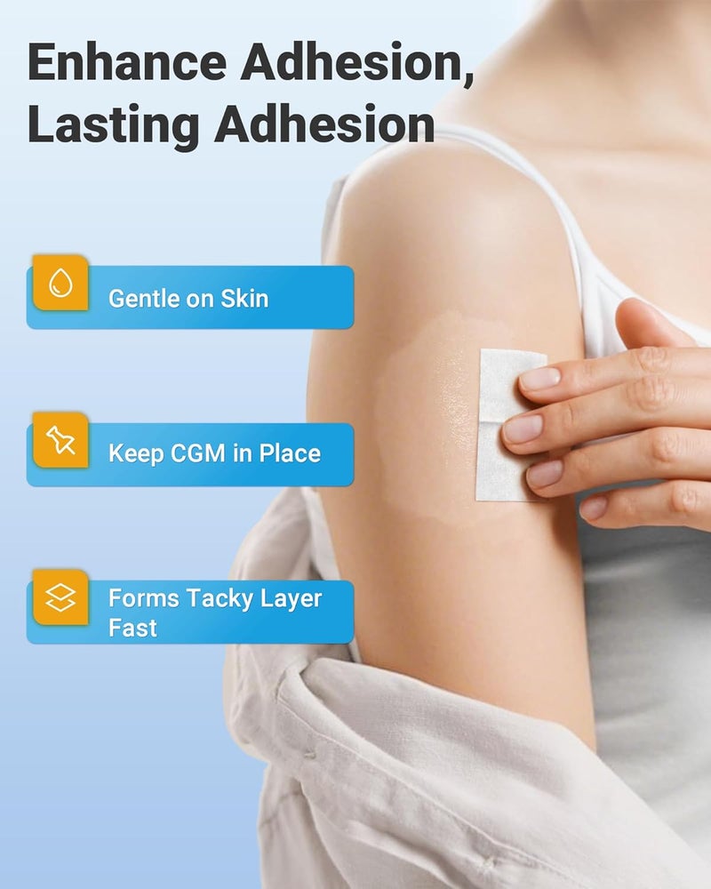 Amolyfe مناديل حماية البشرة - 40 قطعة مناديل تحضير البشرة الواقية في علبة معدنية فاخرة مزودة بغطاء، تعزز من طول مدة التصاق اللصقات وتخلق حاجزًا واقيًا لتقليل التهيج الناتج عن الضمادات والشريط اللاصق. - Image 3